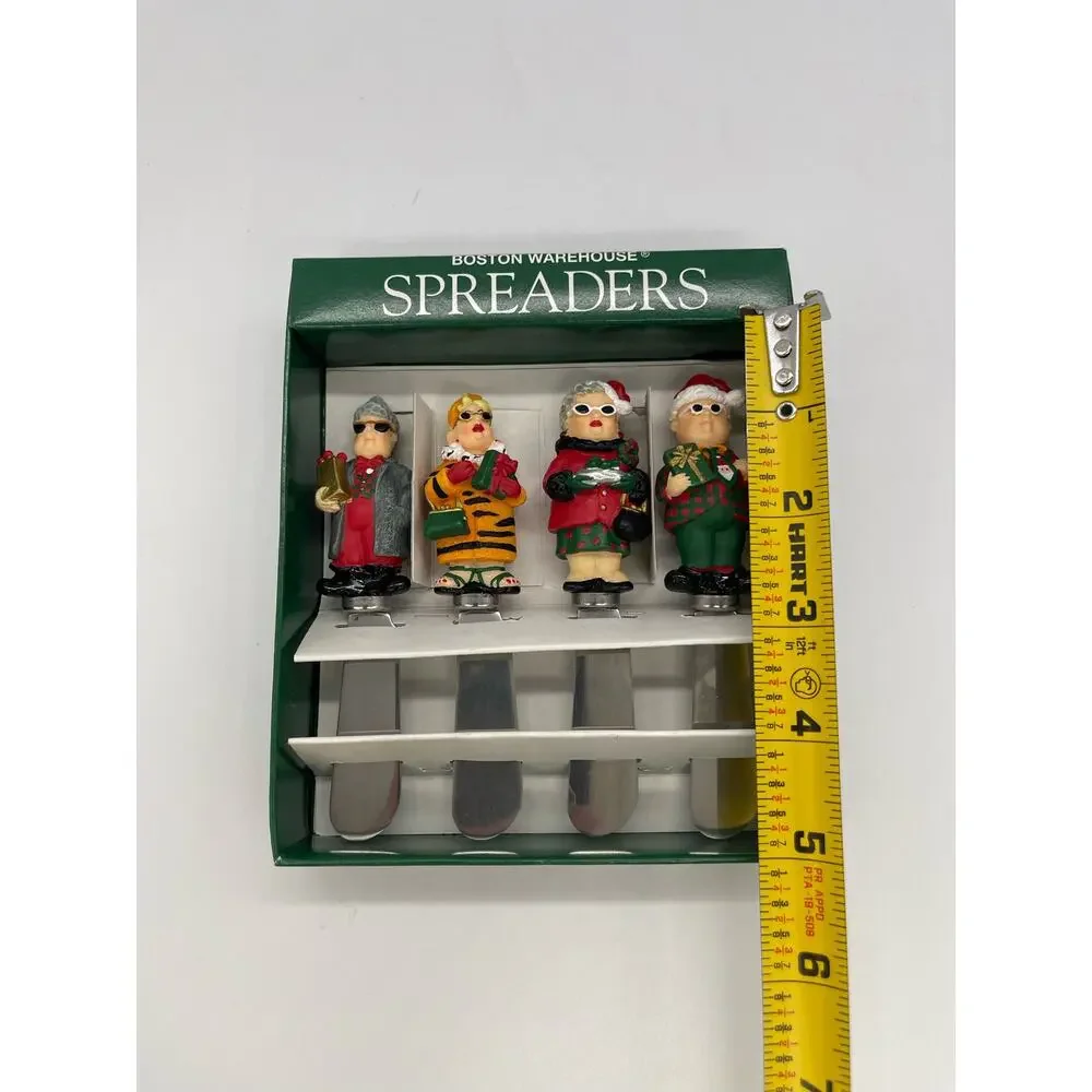 Boston Warehouse 1999 Christmas Couples Partiers Spreaders Holiday Charcuterie